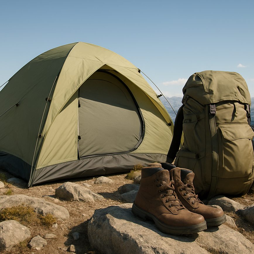 Viagens para acampar no topo de montanhas