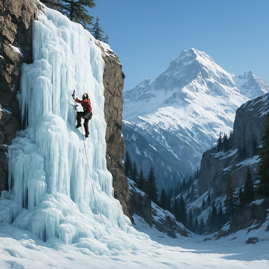 Viagens para escalada em gelo