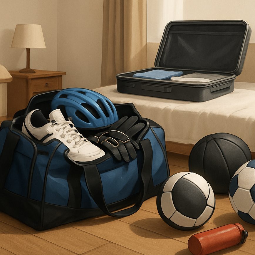 Como viajar com equipamento esportivo frágil