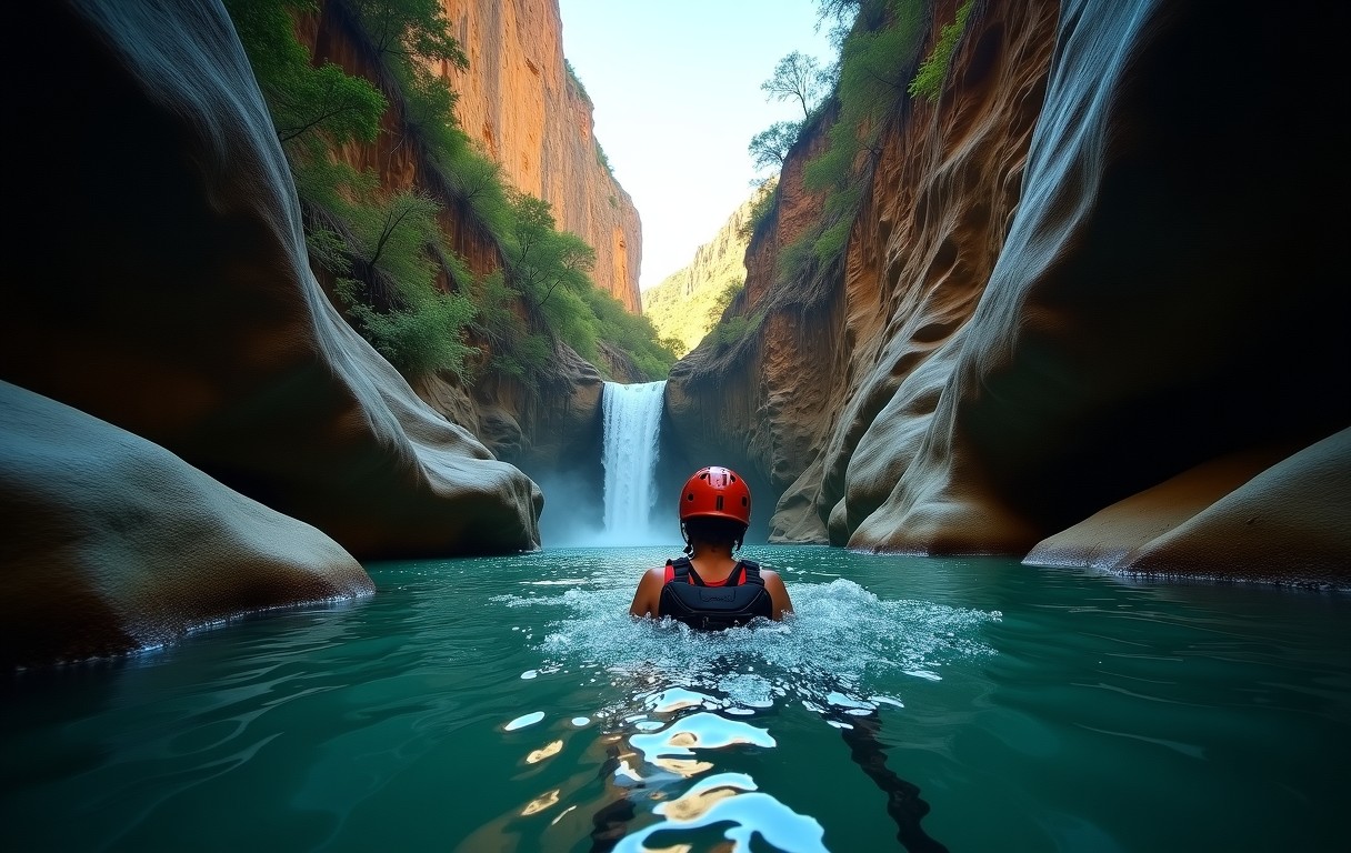 Destinos para explorar cânions estreitos — Cânion do Rio Preto, Goiás: travessias aquáticas e rapel