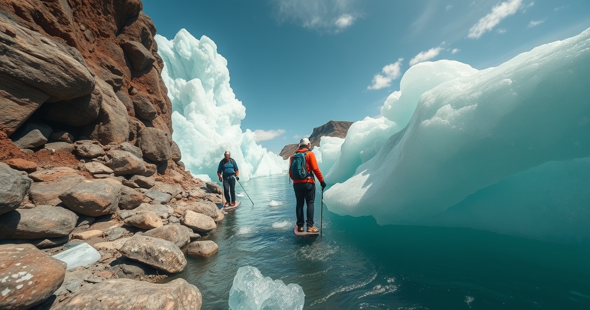 Viagens de aventura em rios gelados