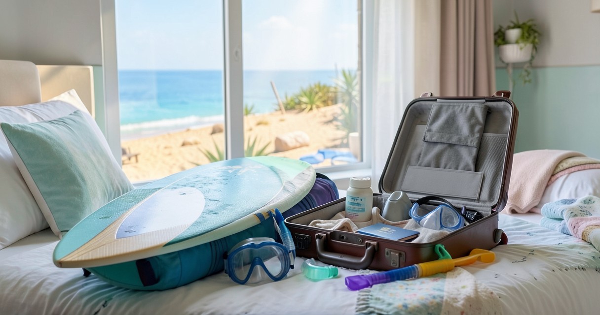 Viagens para esportes aquáticos — Preparação para a Viagem