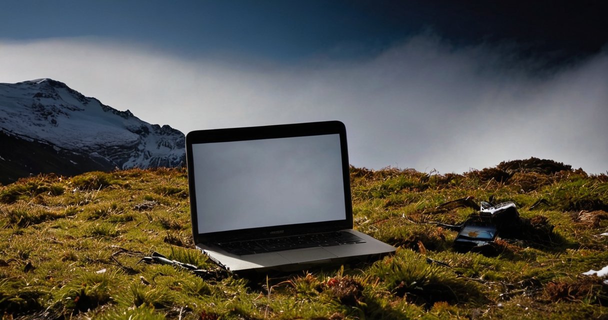 Aventura em montanhas nevadas — Respeitando a Natureza Aventura em montanhas nevadas — Respeitando a Natureza
